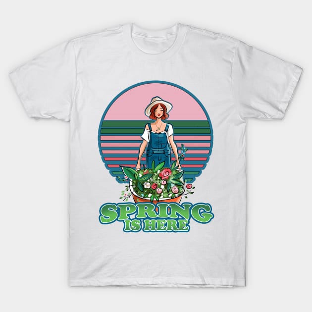 Spring is here and coming- I love to Spring Garden T-Shirt by Joaddo